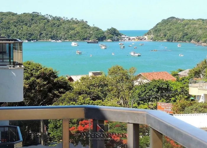 1021 - Cobertura Em Bombinhas Com Vista Para O Mar